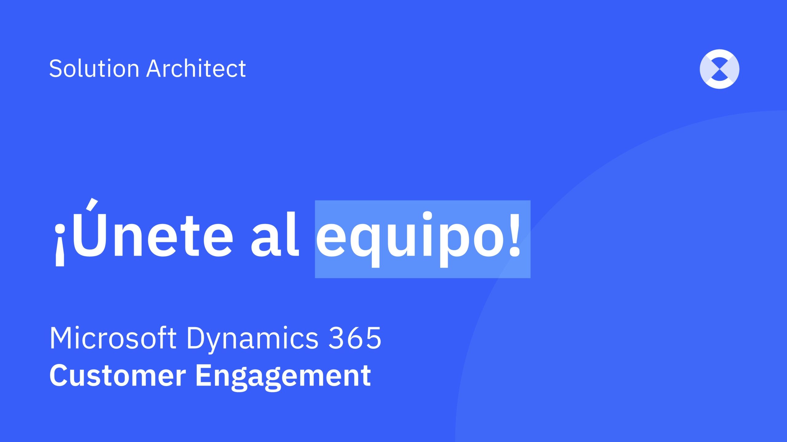 Oferta empleo CrossPoint Solution Architect Dynamics 365 Customer Engagement