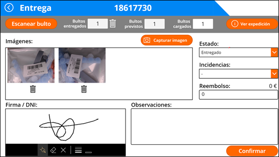 Power App de control logístico de Feluidabaló desarrollada por CrossPoint