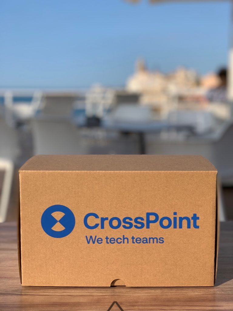 Welcome pack sostenible de CrossPoint, acción que se suma a los beneficios del teletrabajo
