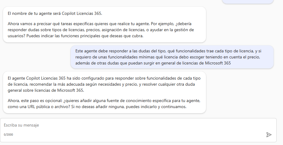 Tareas principales del agente